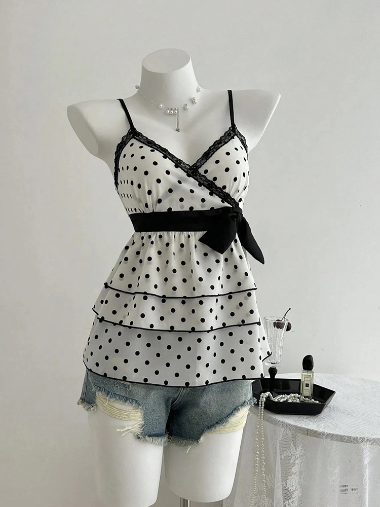 Summer Clothing For 60 Year Old Woman - Fransız Tarzı Retro Dantel Patchwork Renk