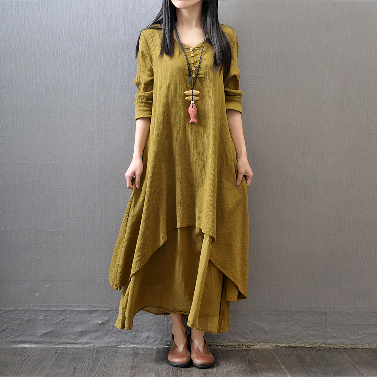 Indian Summer Vintage Clothing - Hint elbisesi kadın Kurties Pakistan Vintage
