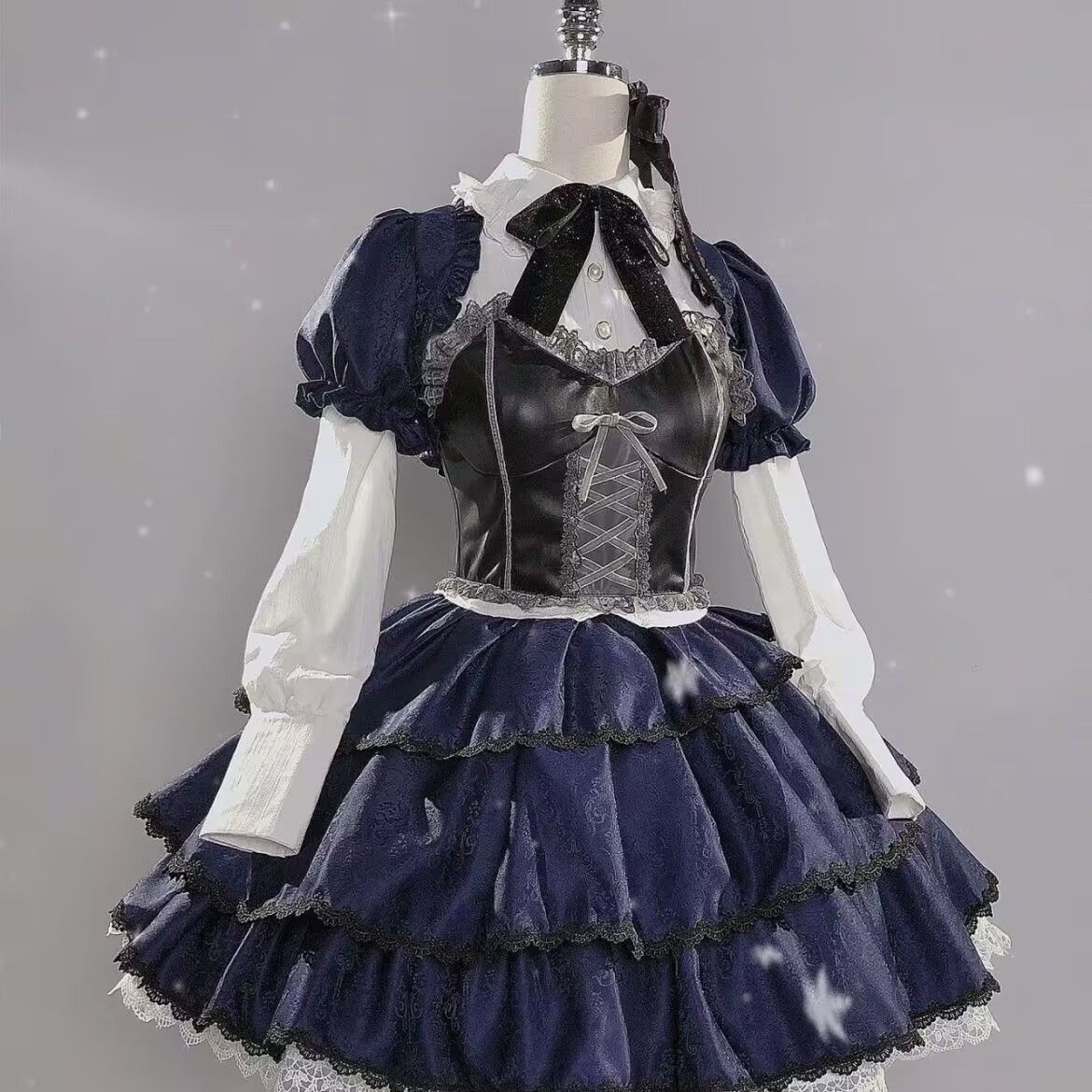Summer Clothing For 60 Year Old Woman - Cosplay animasyon elbise koyu desen orta