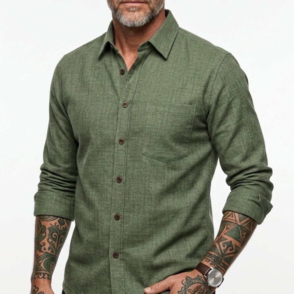 Summer Clothing Long Sleeve - Erkek İlkbahar Yaz Ultra İnce Uzun