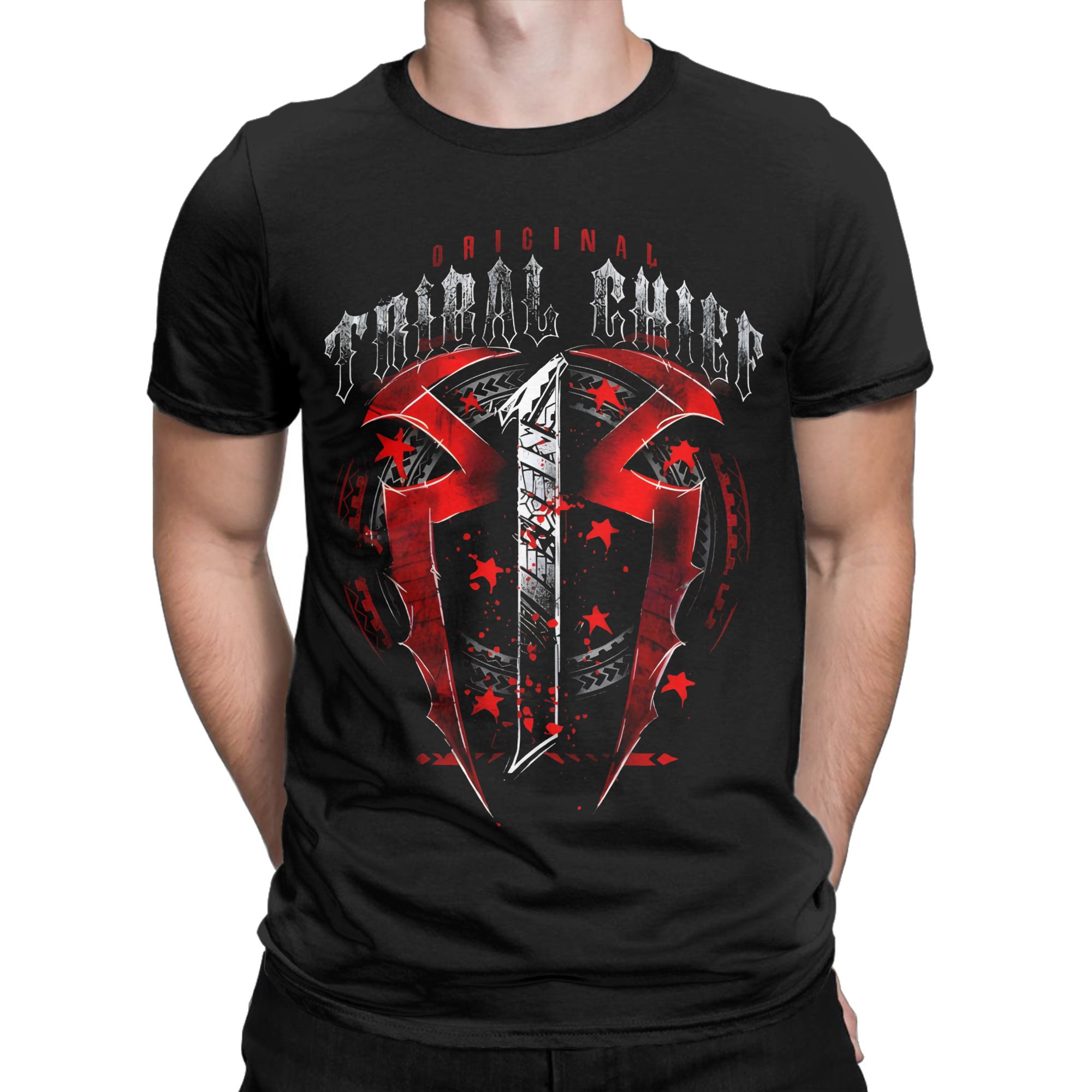 Summer Reign Clothing - Yaratıcı Romalılar Reigns Tribal Chief T-Shirt