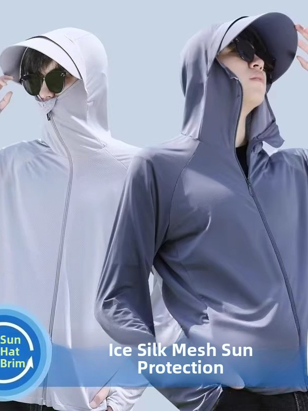 Summer Rays Clothing - Erkek Yaz İnce Buz İpek Güneş