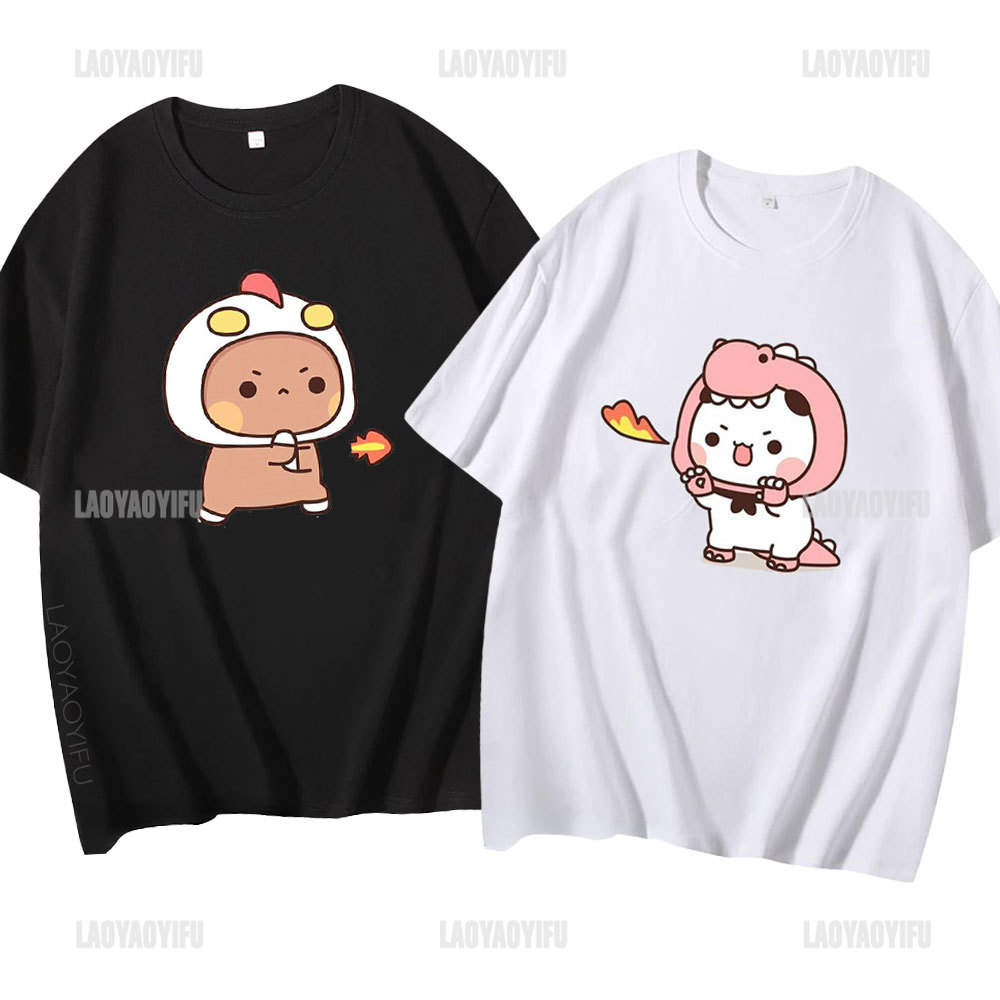 Summer Clothing For 60 Year Old Woman - Kawaii Bubu Dudu Tshirt Kız Karikatür