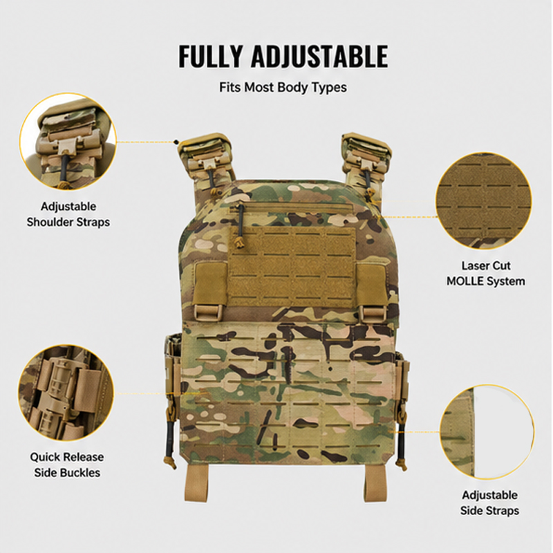 Summer Clothing Release - Çok Fonksiyonlu Hızlı Çıkartılabilir Taktik Yelek