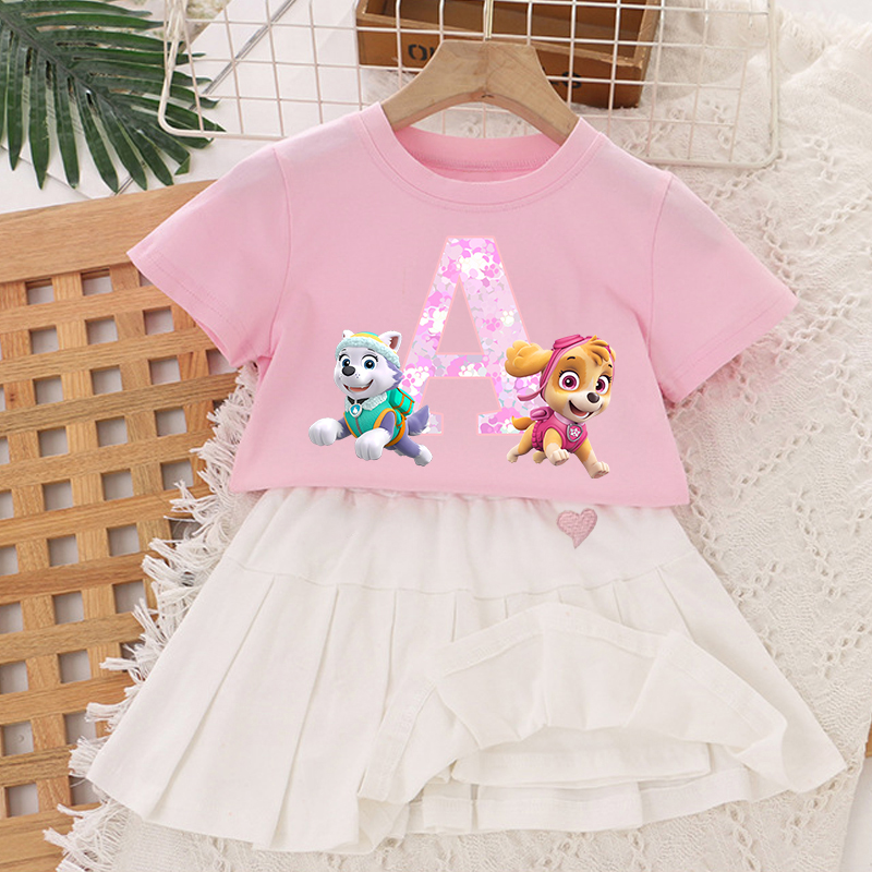 Summer Everest Clothing - PAW Patrols Kısa Kollu Pileli Etek