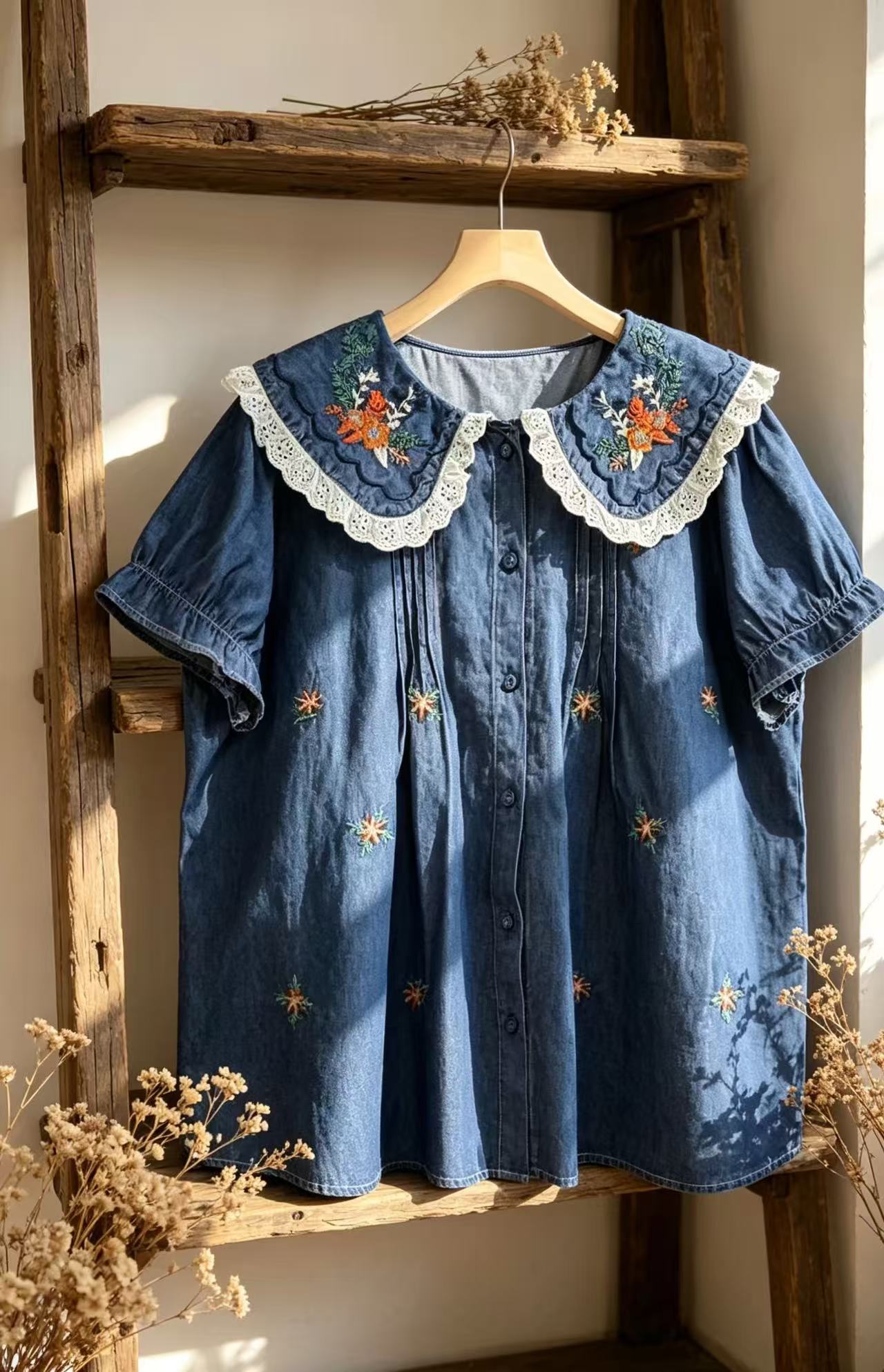 Summer Clothing For 60 Year Old Woman - 2026 Mori kei giyim Japonya tarzı