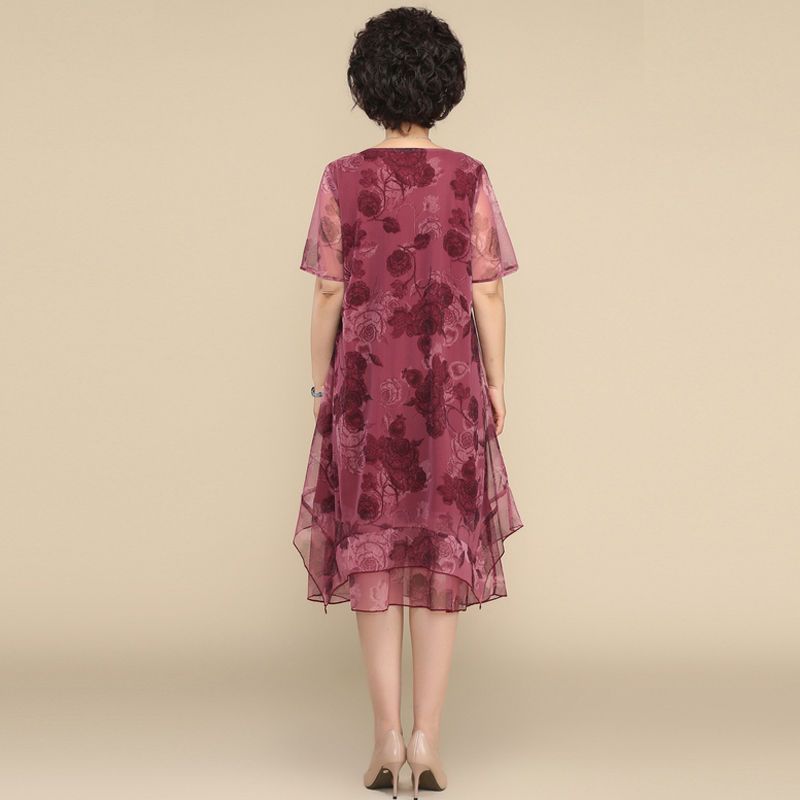 Yeni o-boyun kısa kollu elbise - Summer Clothing For 60 Year Old Woman incelemesi ve fiyatı