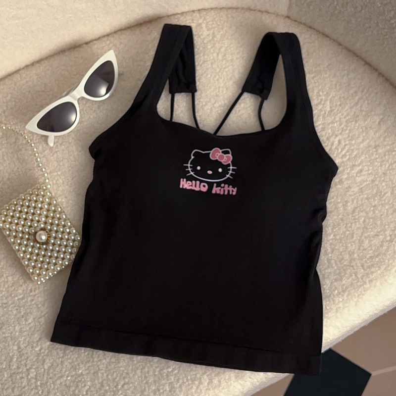 Anime Hello Kitty'nin Moda Kad - Summer Clothing Set For Girls incelemesi ve fiyatı
