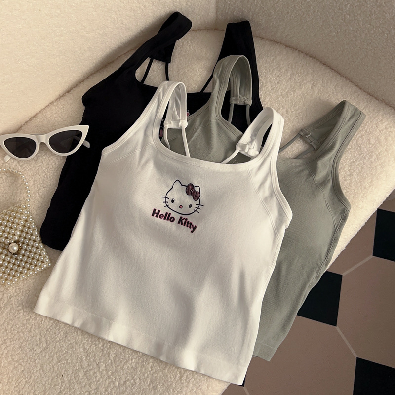 Anime Hello Kitty'nin Moda Kad - Summer Clothing Set For Girls incelemesi ve fiyatı