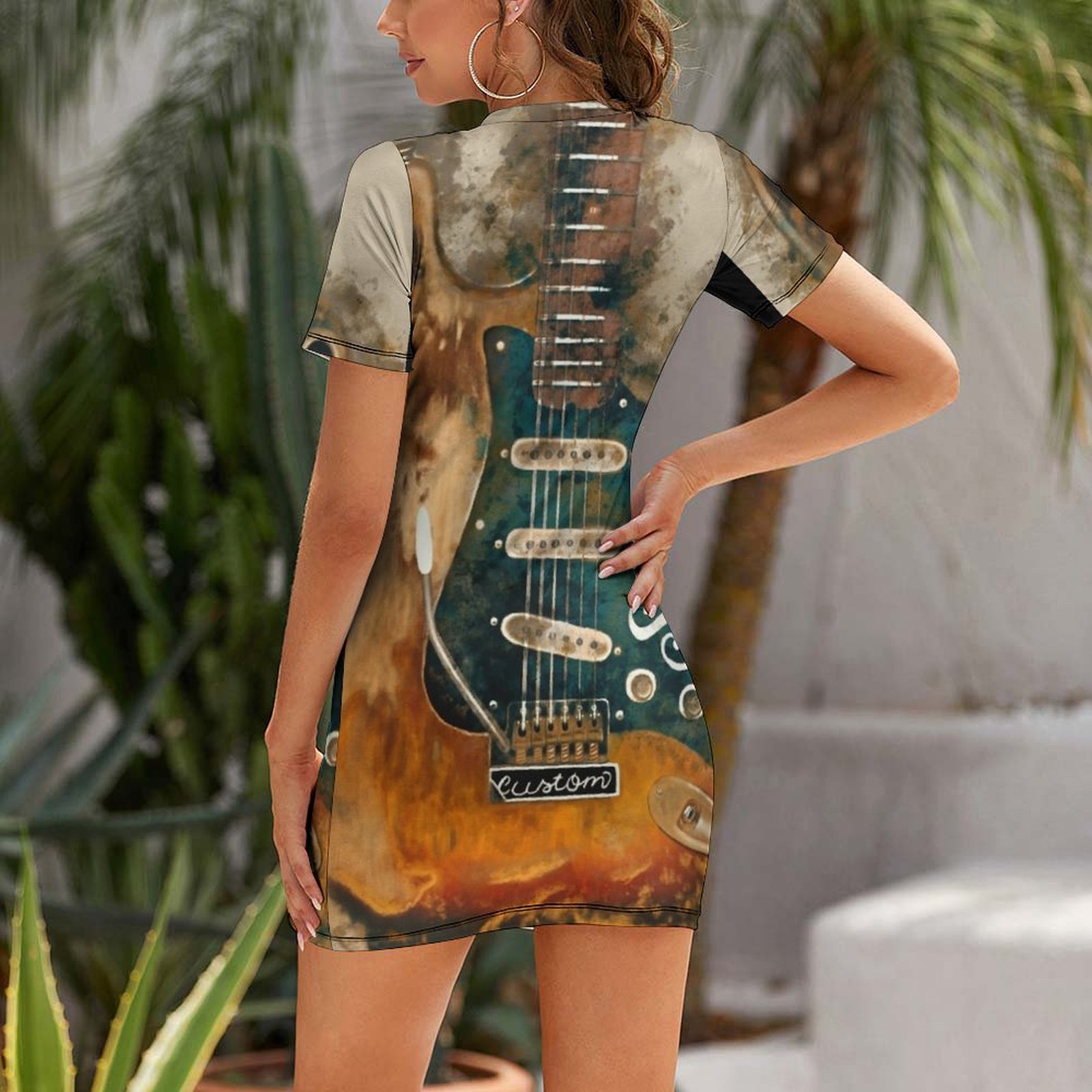 Stevie Ray Vaughan'ın elektro  - Summer Rays Clothing incelemesi ve fiyatı