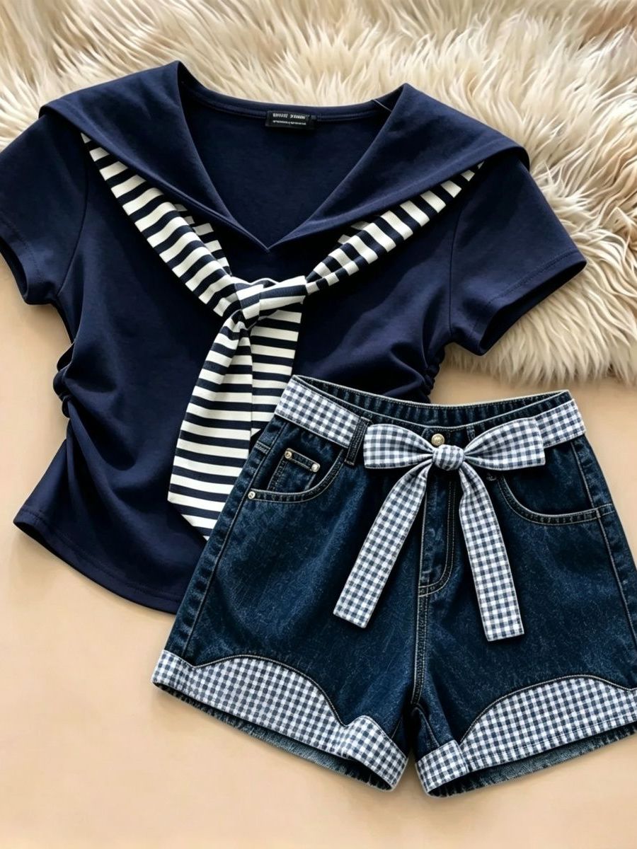 Kız Çocuk Yazlık Günlük Kot Şo - Summer Clothing Set For Girls incelemesi ve fiyatı