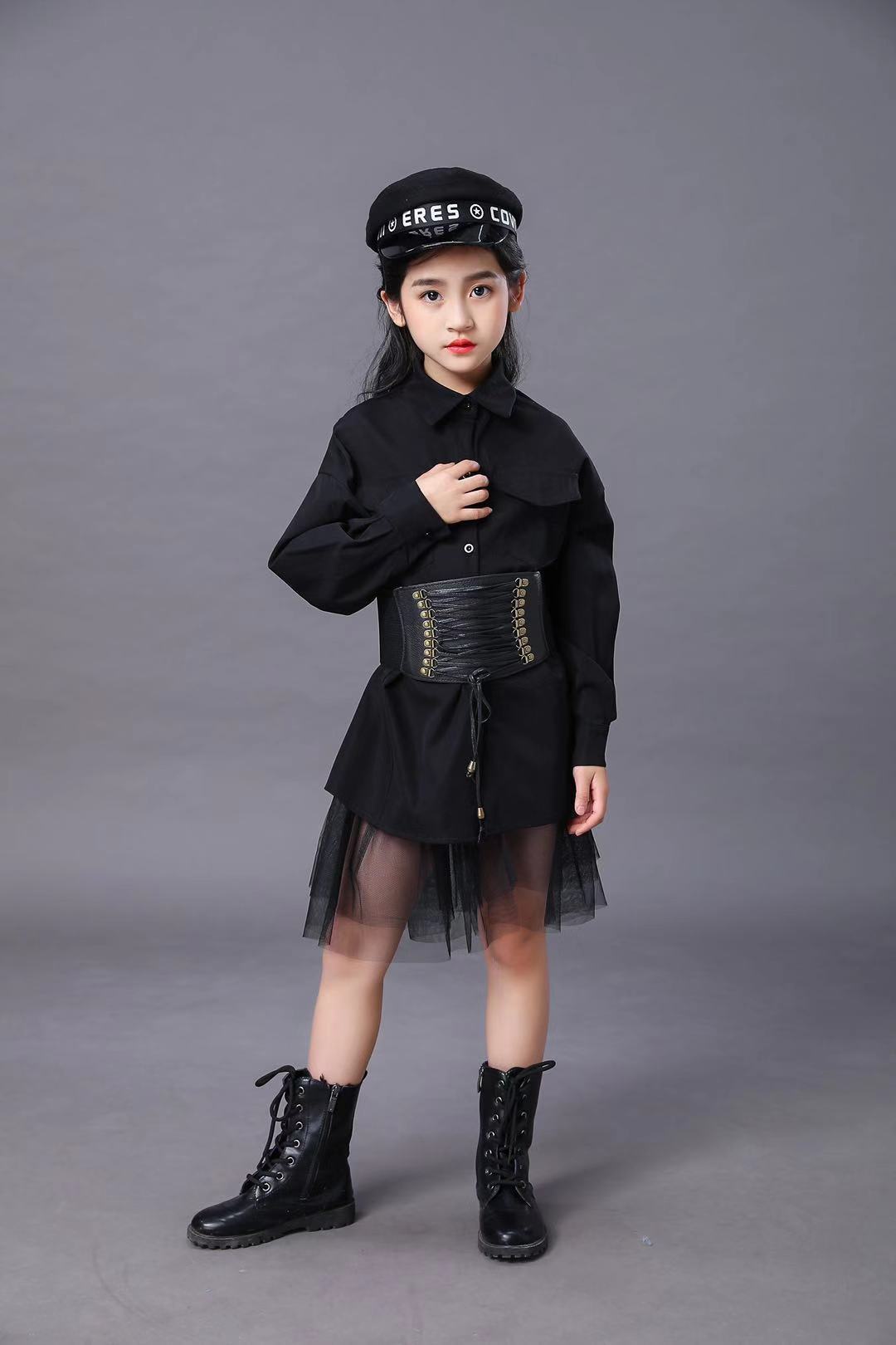 Çocuk Siyah Takım Elbise Kız M - Summer Clothing Set For Girls incelemesi ve fiyatı