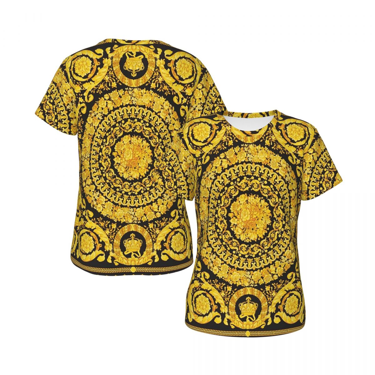 Dekoratif Altın Madalyon Barok - Summer Clothing For 60 Year Old Woman incelemesi ve fiyatı