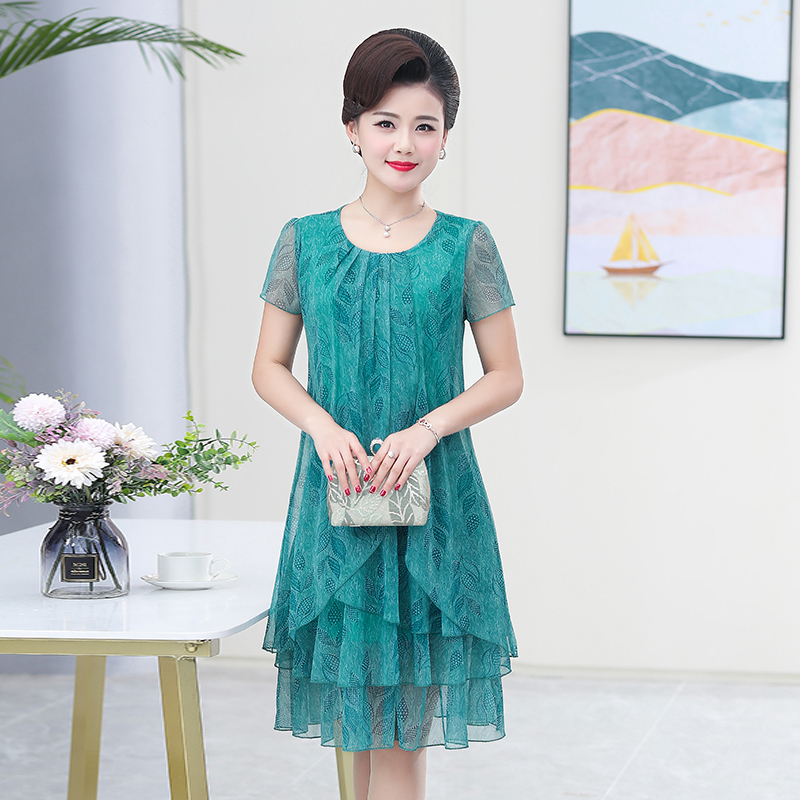 Yaz elbisesi yeni rahat kısa k - Summer Clothing For 60 Year Old Woman incelemesi ve fiyatı