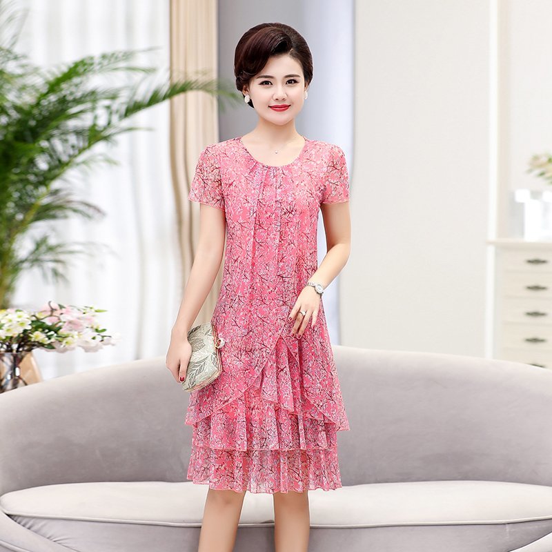 Yaz elbisesi yeni rahat kısa k - Summer Clothing For 60 Year Old Woman incelemesi ve fiyatı