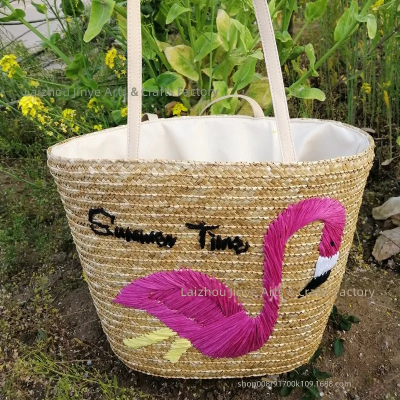 Üreticiye Özel El İşi Nakışlı  - Beach Bag Straw incelemesi ve fiyatı