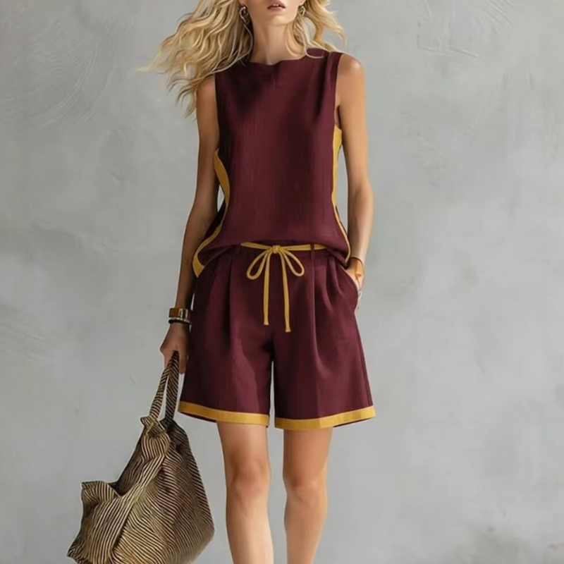 2026 Yaz Yeni Kolsuz Yelek Şor - Summer Clothing Set For Girls incelemesi ve fiyatı