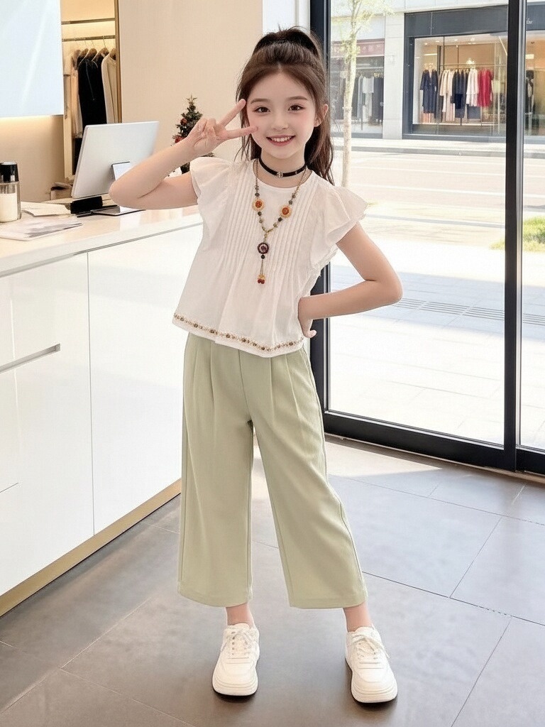 Kız Çocuk Yazlık Modaya Uygun  - Summer Clothing Set For Girls incelemesi ve fiyatı