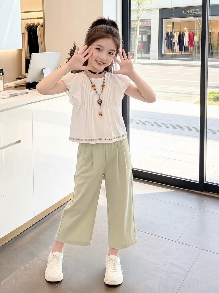 Kız Çocuk Yazlık Modaya Uygun  - Summer Clothing Set For Girls incelemesi ve fiyatı