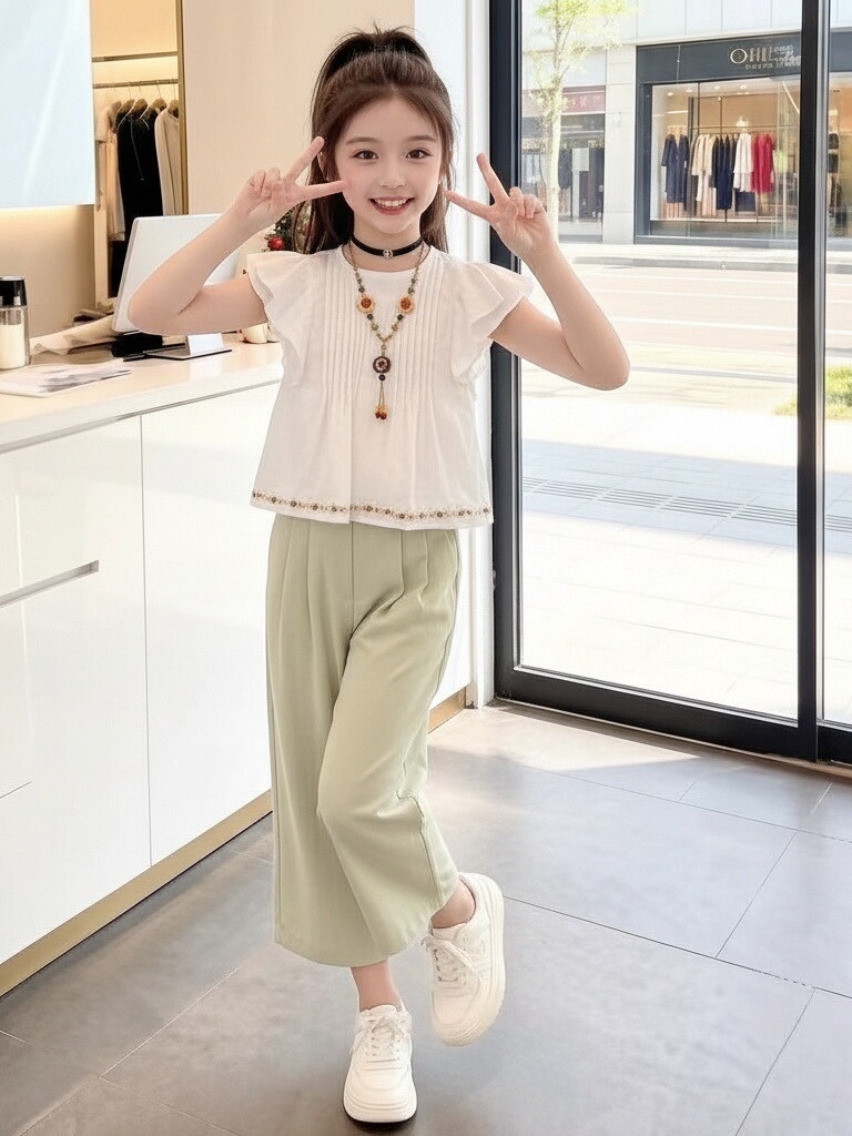 Kız Çocuk Yazlık Modaya Uygun  - Summer Clothing Set For Girls incelemesi ve fiyatı