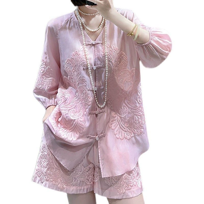 İşlemeli Milli Tarz Set 2026 y - Summer Clothing For 60 Year Old Woman incelemesi ve fiyatı
