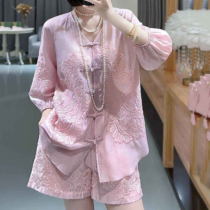 İşlemeli Milli Tarz Set 2026 y - Summer Clothing For 60 Year Old Woman incelemesi ve fiyatı