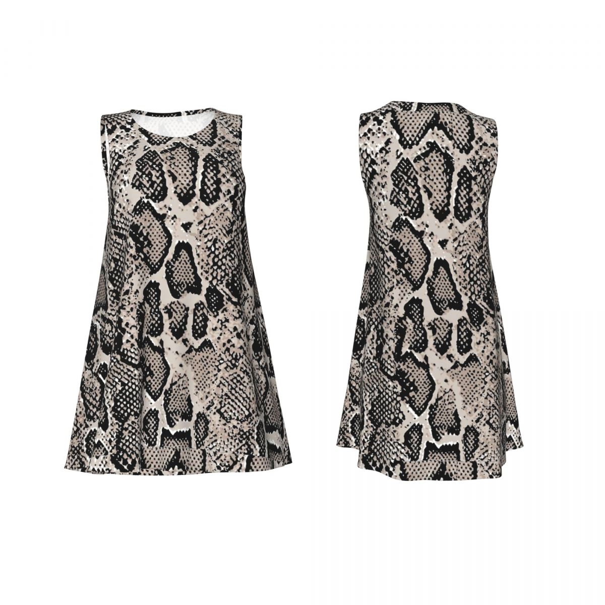 Piton Derisi Desenli Kolsuz El - Summer Clothing Ideas For Women incelemesi ve fiyatı