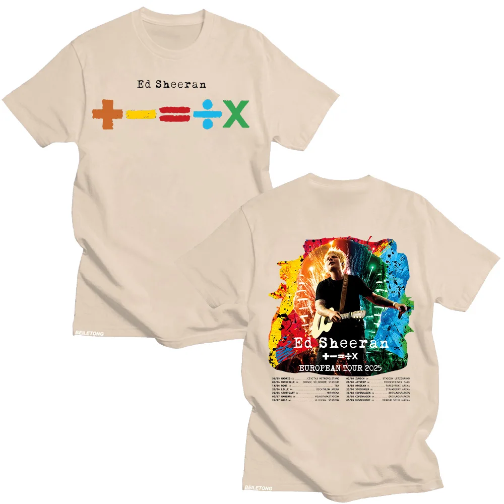 Ed Sheeran Avrupa Turu 2025 T- - Summer Clothing Gif incelemesi ve fiyatı