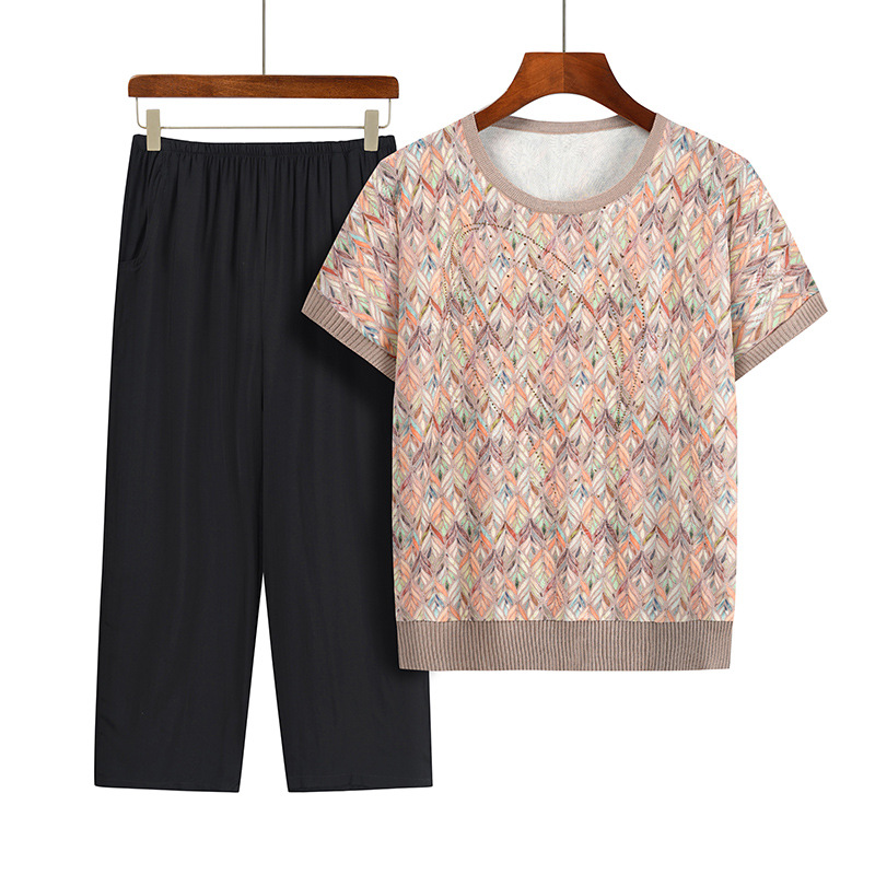 Rahat yaz büyükanne iki parçal - Summer Clothing For 60 Year Old Woman incelemesi ve fiyatı