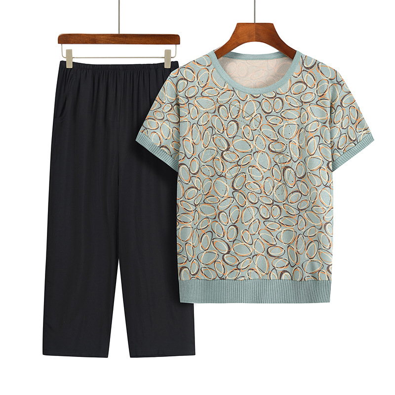Rahat yaz büyükanne iki parçal - Summer Clothing For 60 Year Old Woman incelemesi ve fiyatı