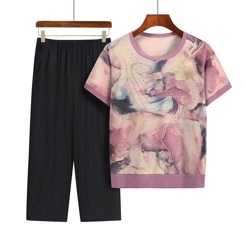 Rahat yaz büyükanne iki parçal - Summer Clothing For 60 Year Old Woman incelemesi ve fiyatı