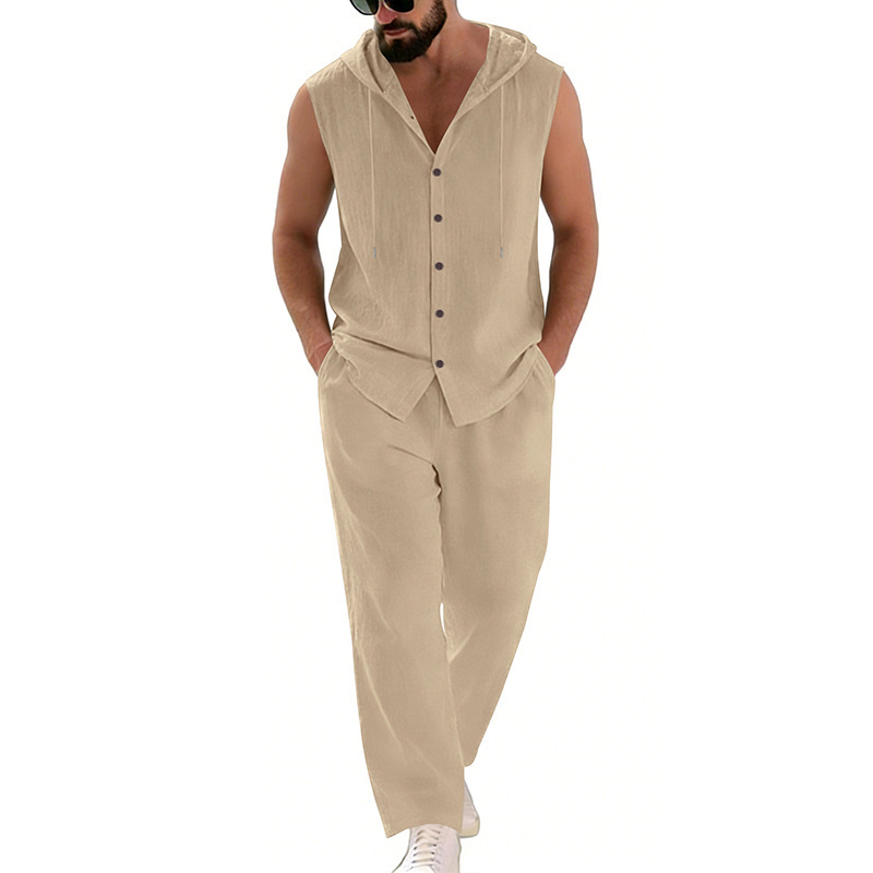 Erkek Günlük Keten Takım Elbis - Summer Clothing Mens incelemesi ve fiyatı