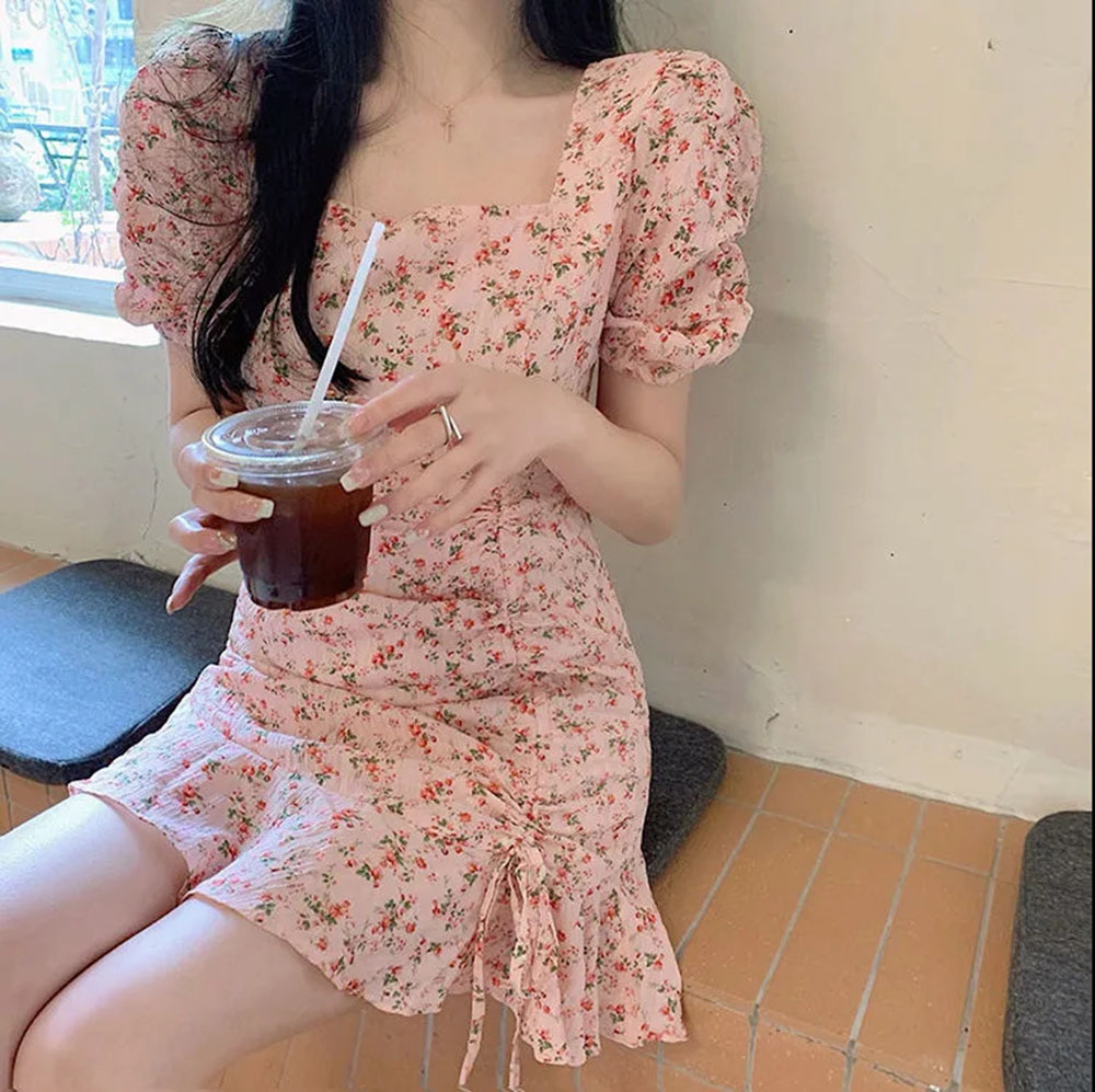 Yaz çiçek İpli Mini elbise tat - Summer Clothing For 60 Year Old Woman incelemesi ve fiyatı