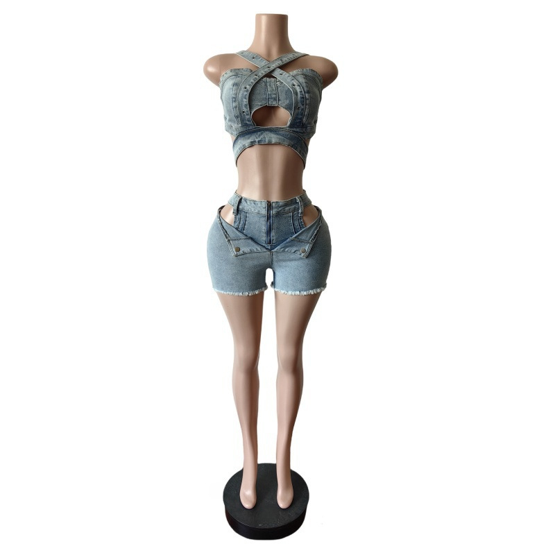 Seksi Jean 2 Parça Setleri Kad - Summer Clothing Bundle incelemesi ve fiyatı