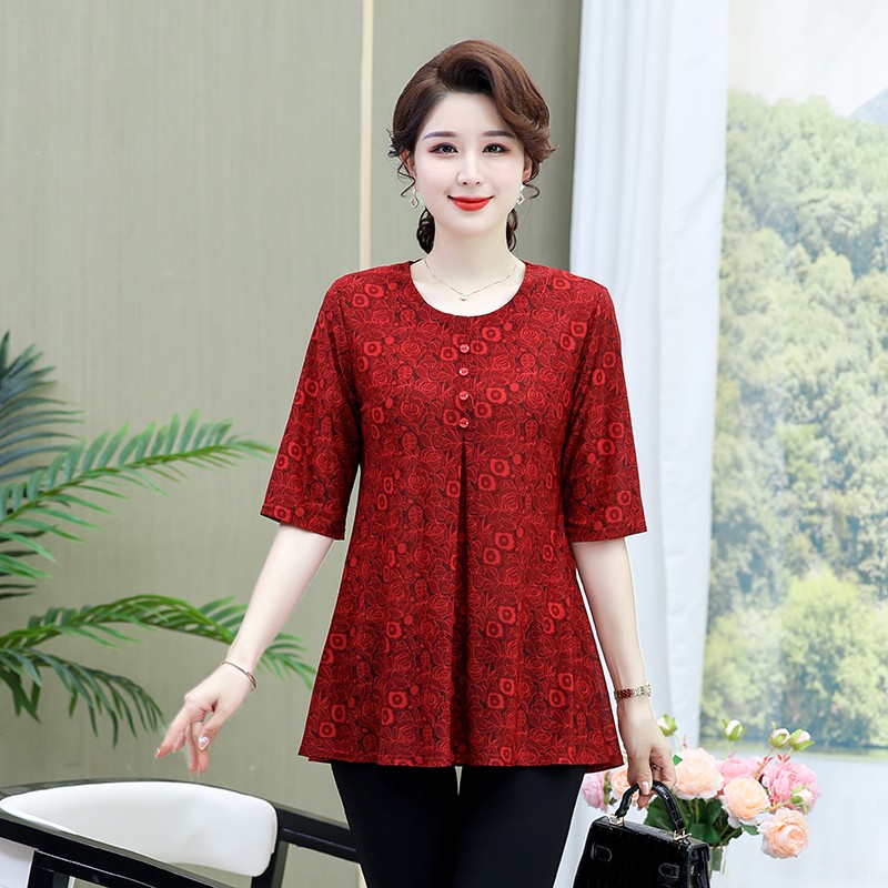 Vintage baskılı tişört Casual  - Summer Clothing For 60 Year Old Woman incelemesi ve fiyatı