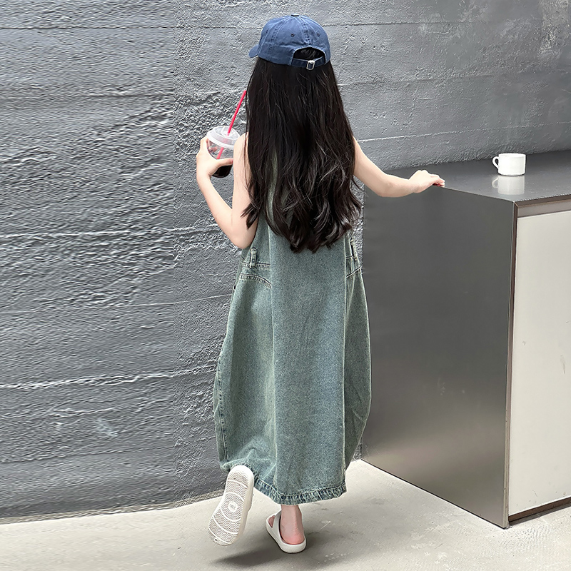Vintage Mavi Çocuk Kız Yüksek  - Summer Clothing Set For Girls incelemesi ve fiyatı