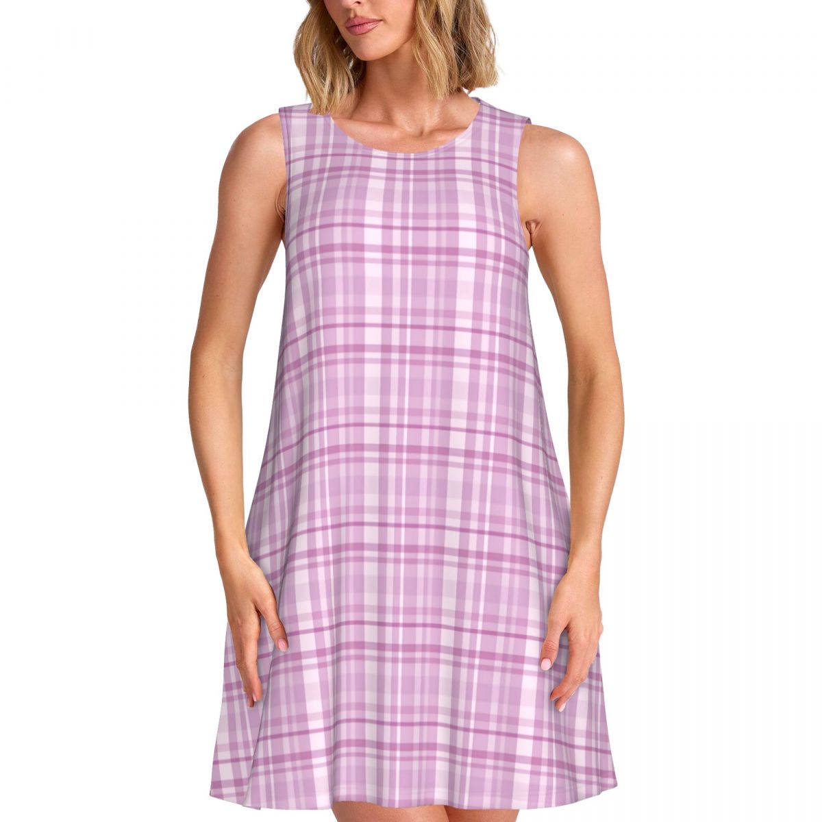 Mor Ekose Günlük Elbise Pembe  - Summer Clothing Ideas For Women incelemesi ve fiyatı