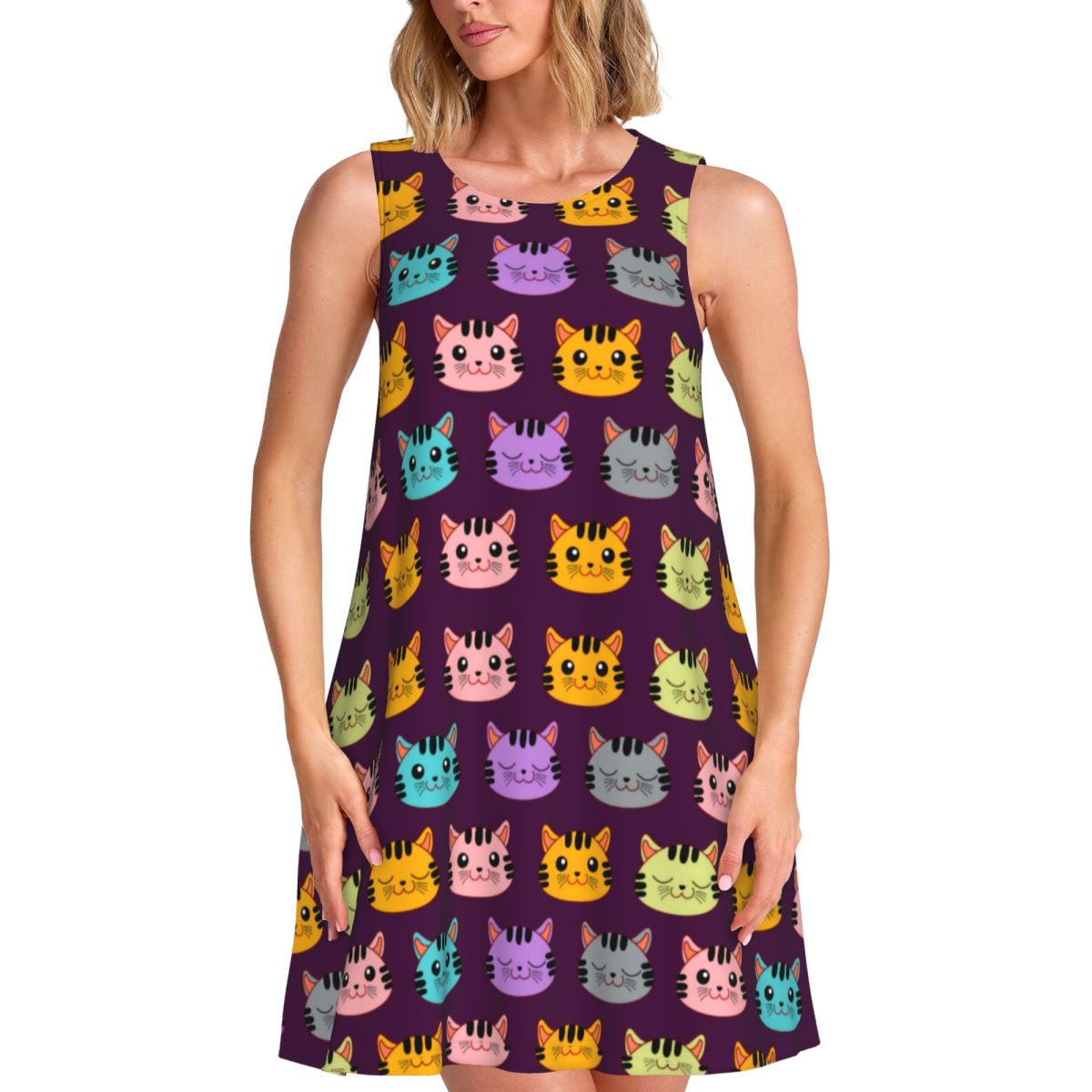 Cool Cats Tank Elbise Sevimli  - Summer Clothing Ideas For Women incelemesi ve fiyatı